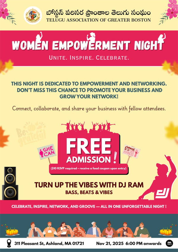 TAGB Presents: Mahila Mahotsavam – Join Us for a Memorable Evening Tagb Presents Mahila Mahotsavam Join Us For A Memorable Evening