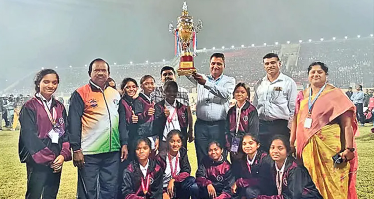 Tribal Students Shows Their Talent In National Sports Competitions 