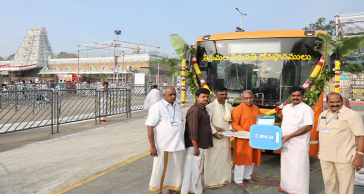 TTD:టీటీడీకి ఎలక్ట్రిక్ బస్సు విరాళం Chittoor Electric Bus Donation To Ttd