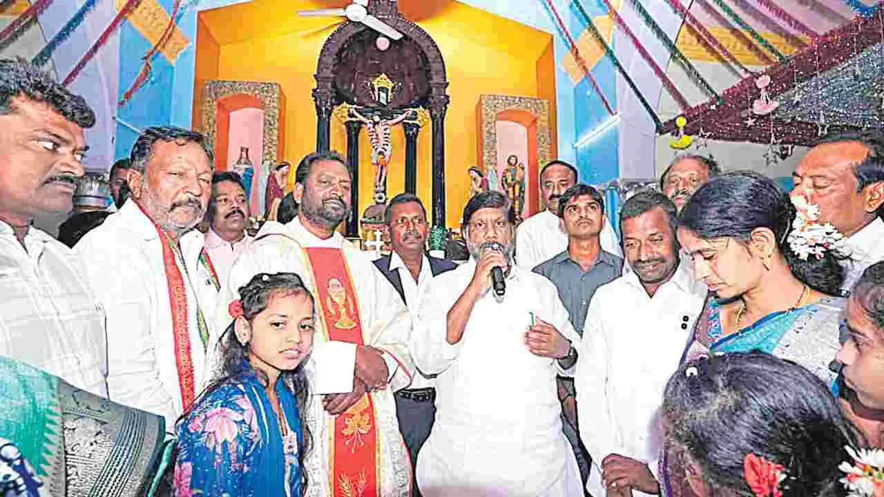 Bhatti Vikramarka Urges Love And Compassion During Christmas Celebrations