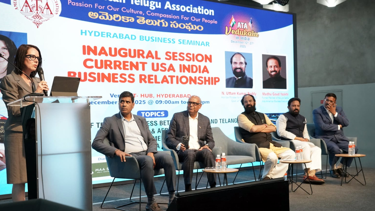 Hyderabad Is A Key Center In The Economic Partnership Between The United States And India