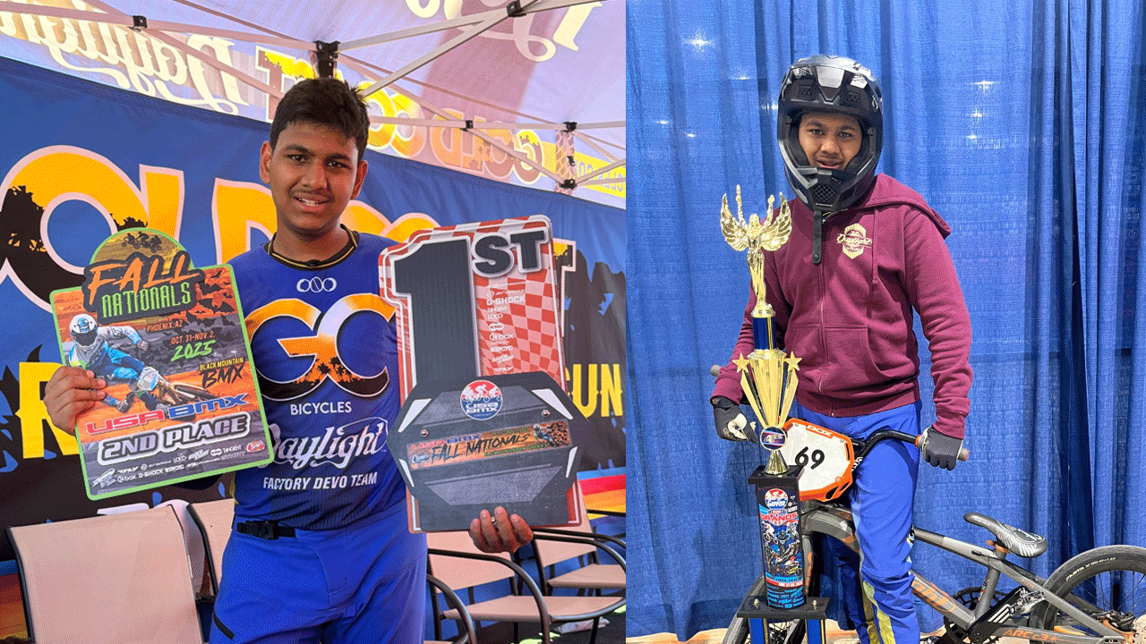 BMX: యూఎస్‌ఏ గ్రాండ్ నేషనల్స్‌లో హైదరాబాద్ కుర్రాడు అగస్తీ ప్రభంజనం!