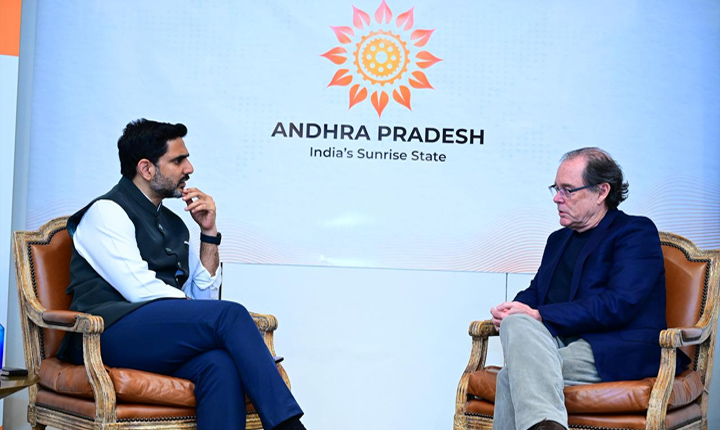 Nara Lokesh: క్రియేటివ్ ల్యాండ్ వ్యవస్థాపకుడు సజన్ రాజ్ కురుప్ తో లోకేష్ భేటీ