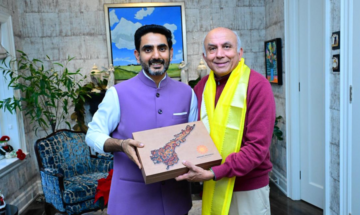 Canada: ఫెయిర్ ఫాక్స్ ఫైనాన్సియల్ సీఈవో ప్రేమ్ వాత్సా తో మంత్రి లోకేష్ భేటీ Minister Lokesh Meets Fairfax Financial Ceo Prem Watsa