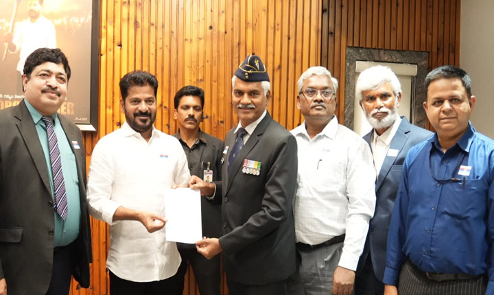 Sainik Welfare Representatives Meet Cm Revanth Reddy