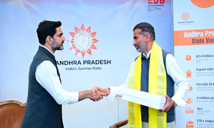 Nara Lokesh: సేల్స్ ఫోర్స్ ఎగ్జిక్యూటివ్ వైస్ ప్రెసిడెంట్ రమేష్ తో లోకేష్ భేటీ