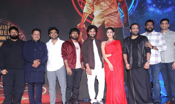 Shambhala Marks Aadis Cinematic Glory My Parental Pride And The Teams Success Sai Kumar At The Pre Release Event