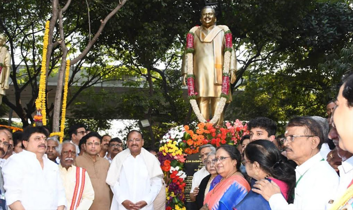 Sp Balasubrahmanyam Statue Unveiled At Ravindra Bharathi