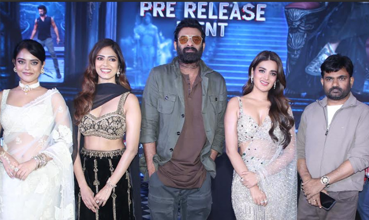 Rebel Star Prabhas At The Pre Release Event