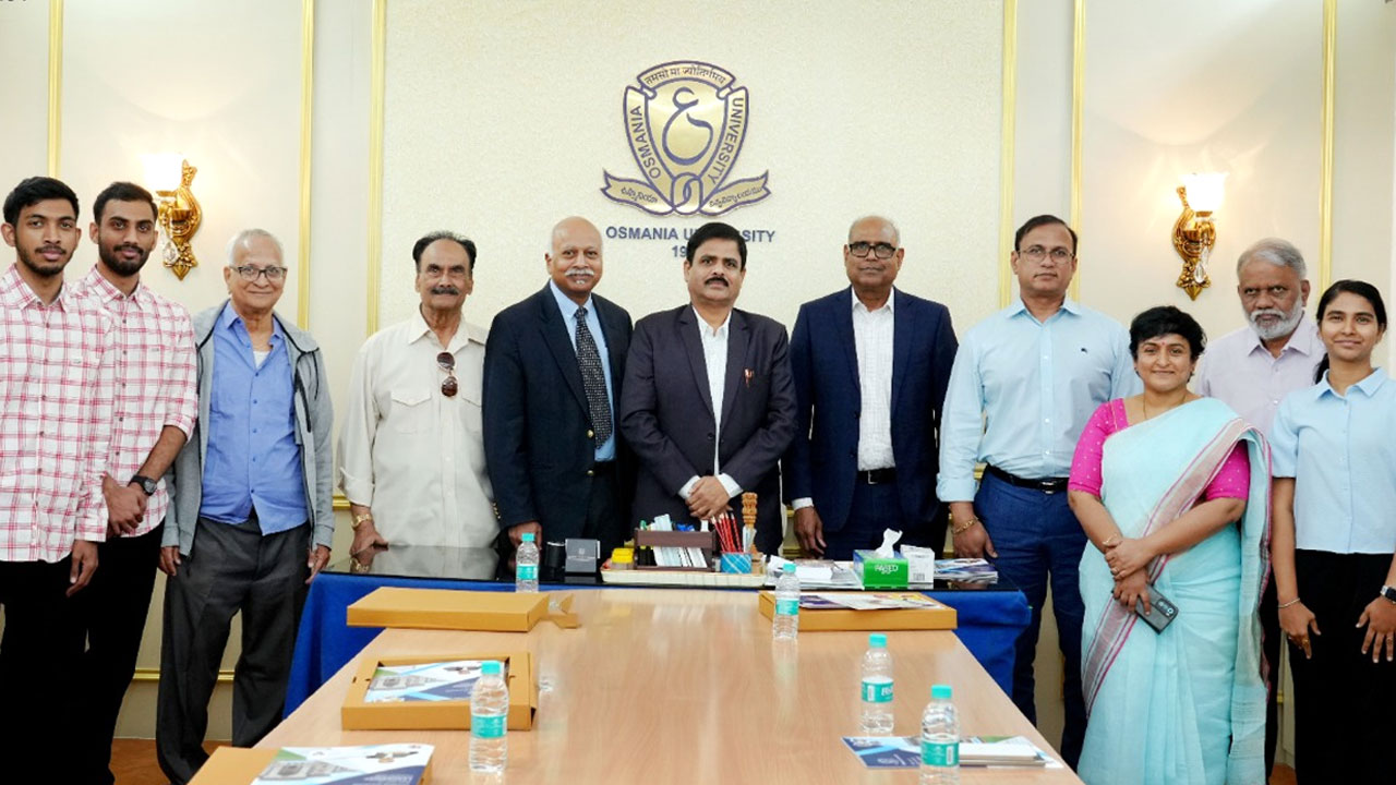 The Ata Delegation Met With The Vice Chancellor Of Osmania University 