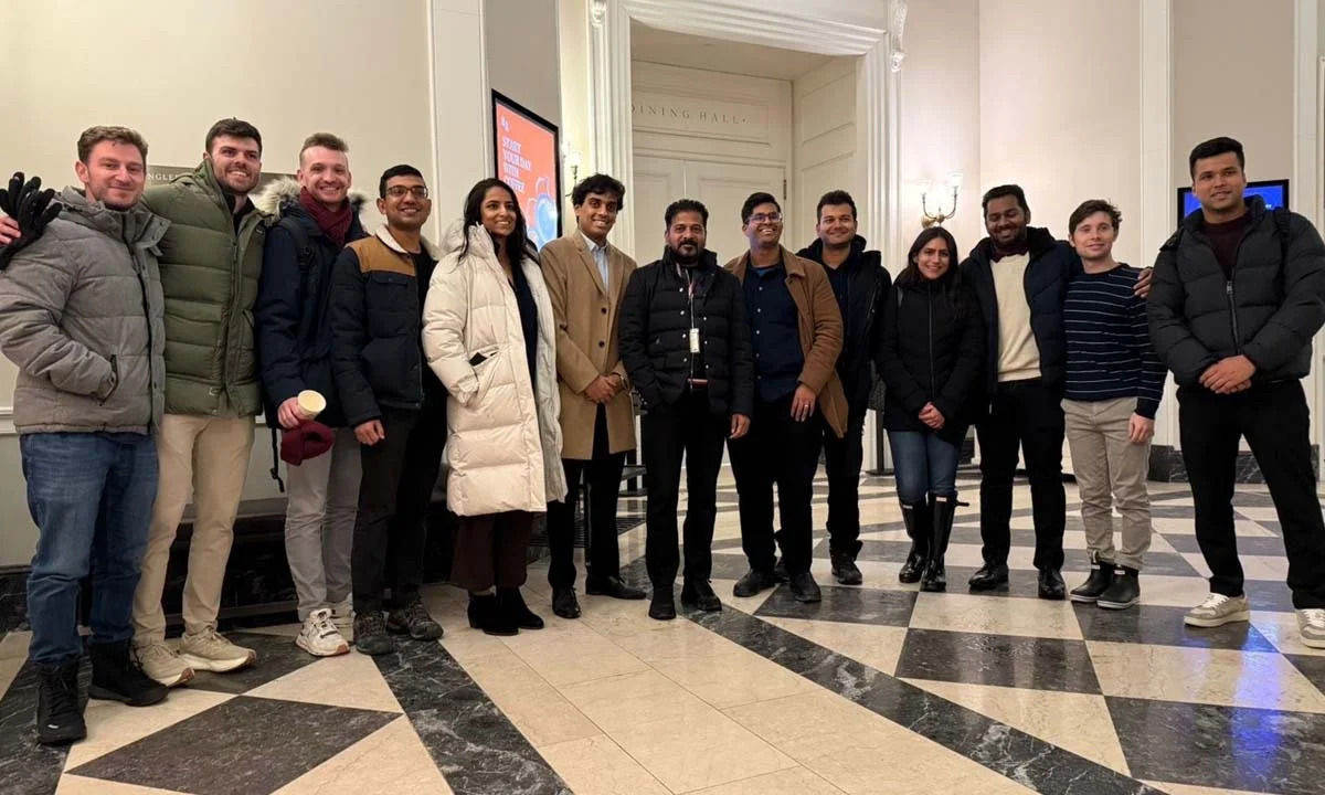 Revanth Reddy:హార్వర్డ్ బిజినెస్ స్కూల్ విద్యార్థులతో సీఎం రేవంత్ రెడ్డి Cm Revanth Interacted With Students From Harvard Business School