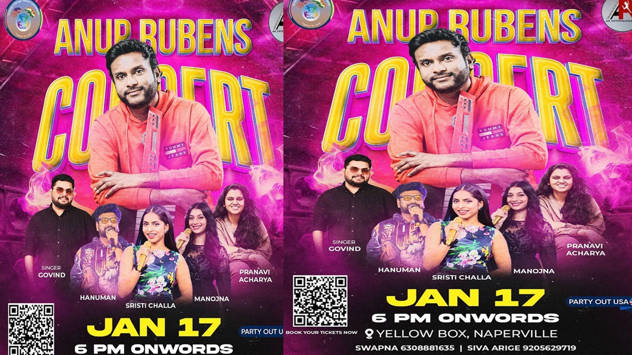 Renowned Music Director Anup Rubens To Perform Live In Naperville Concert