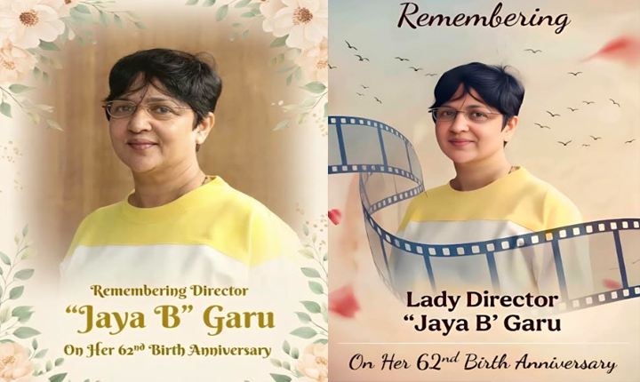 B Jaya A Trailblazing Director Following In Legendary Footsteps
