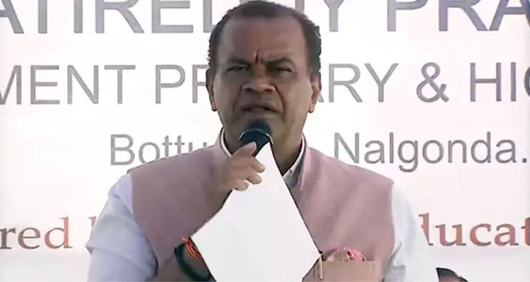 Minister Komatireddy Inaugurated The Government School In Nalgonda