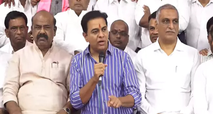 KTR: అటెన్షన్ డైవర్షన్ కోసమే.. సిట్ విచారణ పేరుతో కుట్రలు : కేటీఆర్ We Never Do Illegal Acitivities Says Ktr Before Going To Sit Enquiry
