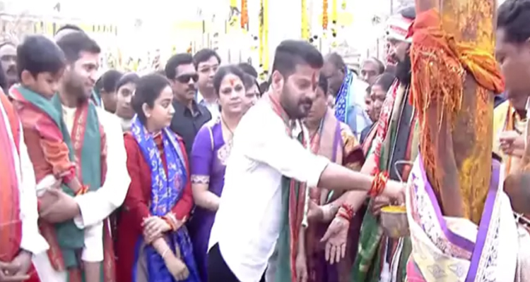 Warangal Cm Revanth Reddy Medaram Tour