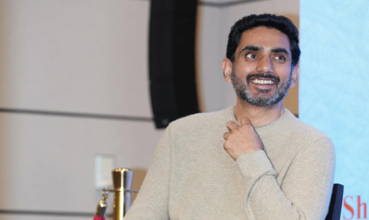 Nara Lokesh New Look In Davos