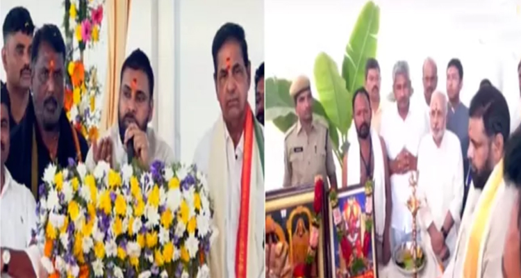 Pawan Kalyan At The Kondagattu Anjanna Temple