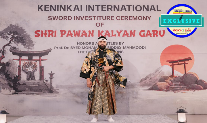 Pawan Kalyan Inducted Into Kenjutsu Achieves Historic Global Recognition In Japanese Martial Arts