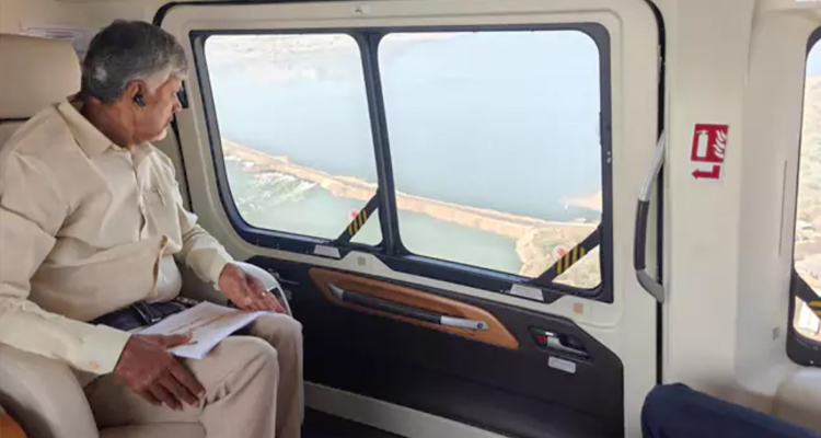 Chandrababu : పోలవరం ప్రాజెక్టును సందర్శించిన సీఎం చంద్రబాబు Polavaram Cm Chandrababu Visits Polavaram Project