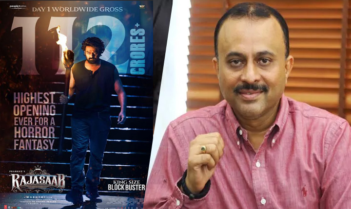 Rebel Star Prabhas Blockbuster The Raja Saab Opens To A Massive %e2%82%b9112 Crore Worldwide Gross On Day One