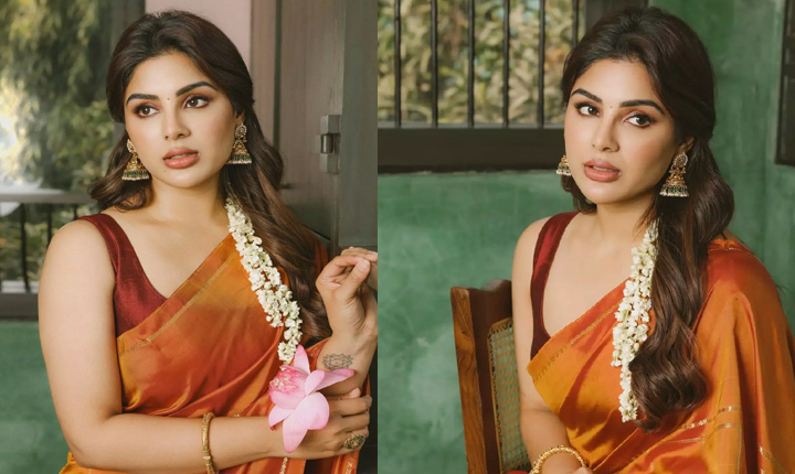 Samyuktha Menon Look In Saree