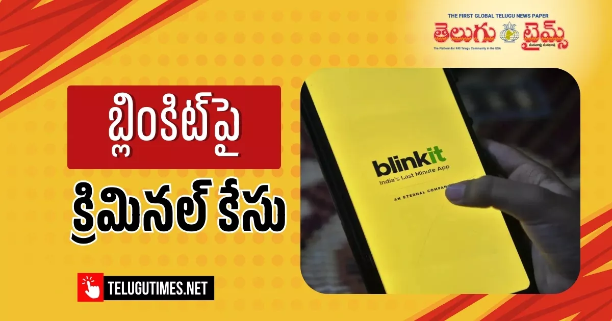 Criminal Case Registered Against Blinkit For Selling Knives Online
