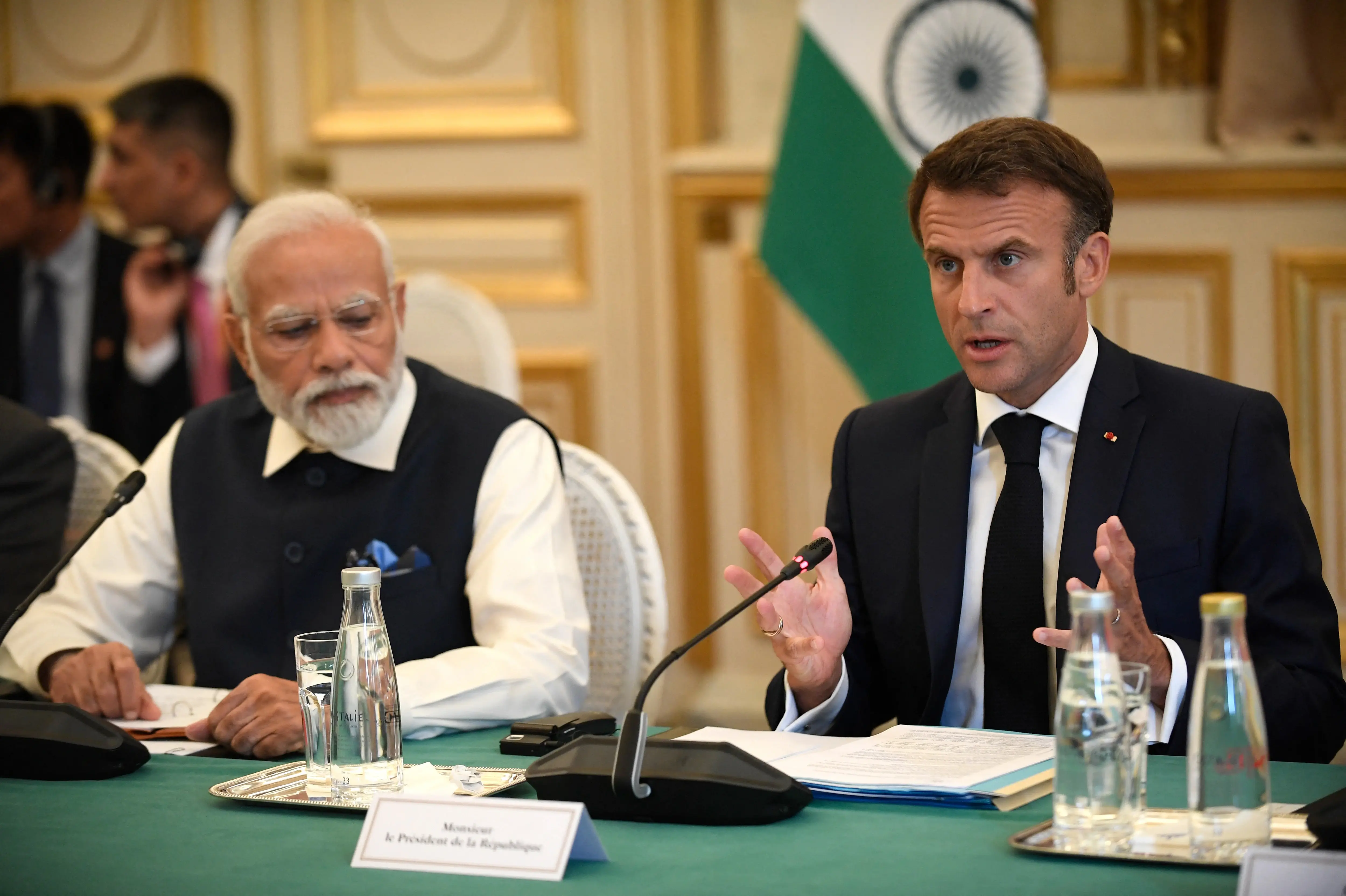 Macron Modi Meeting In Mumbai Key Agreements Signed