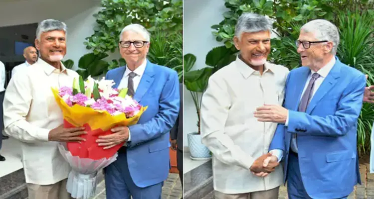 Chandrababu: సీఎం చంద్రబాబుతో బిల్‌గేట్స్ భేటీ