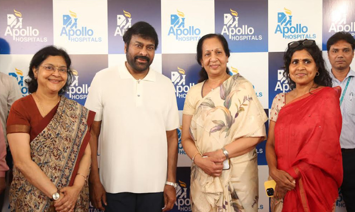 Konidela And Kamineni Families In Ecstasy Chiranjeevi Shares Twin Joy