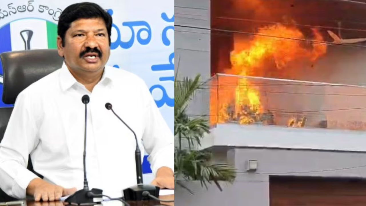 AP Politics: ఏపీలో రాజకీయ సెగలు.. మాజీ మంత్రి జోగి రమేష్ ఇంటిపై దాడి.. నిప్పంటించిన టీడీపీ శ్రేణులు! Political Violence Erupts In Andhra Pradesh As Tdp Supporters Target Jogi Ramesh House