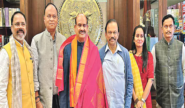 Tdp Mps Meet Lok Sabha Speaker Om Birla For Tea Party Discuss Parliamentary Proceedings