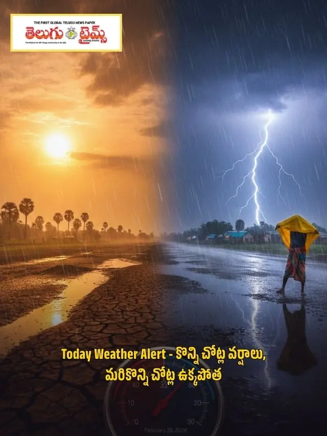 Today Weather Alert – కొన్ని చోట్ల వర్షాలు, మరికొన్ని చోట్ల ఉక్కపోత