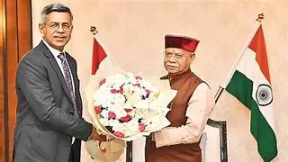 Telangana High Court Chief Justice Meets Governor Shivpratap Shukla