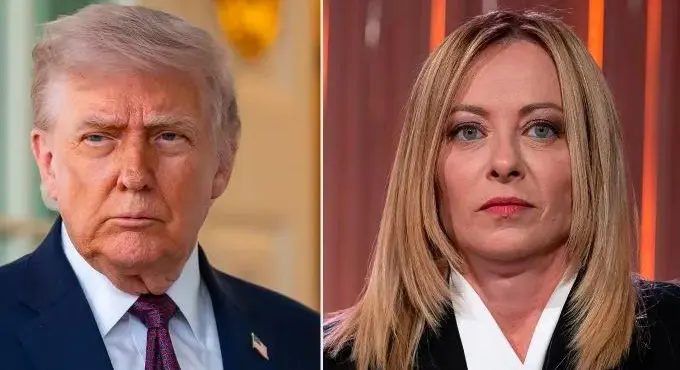 Donald Trump Decries Italys Meloni For Siding With The Pope 
