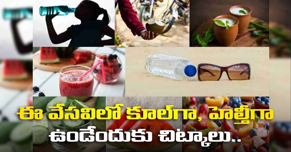 Summer Tips: ఈ వేసవిలో కూల్గా, హెల్తీగా ఉండేందుకు చిట్కాలు.. Summer Tips: ఈ వేసవిలో కూల్గా, హెల్తీగా ఉండేందుకు చిట్కాలు..