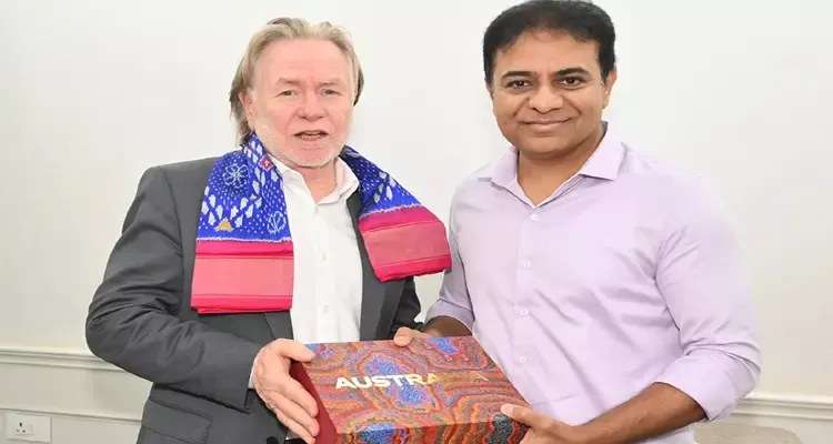 కేటీఆర్ తో  ఆస్ట్రేలియా హైకమిషనర్ భేటీ