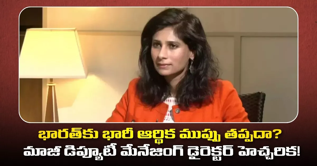 భారత్కు భారీ ఆర్థిక ముప్పు తప్పదా? ఐఎంఎఫ్ మాజీ డిప్యూటీ మేనేజింగ్ డైరెక్టర్ హెచ్చరిక! Is A Massive Economic Threat To India Inevitable Warning From Former Imf Deputy Managing Director