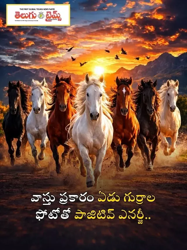 వాస్తు ప్రకారం ఏడు గుర్రాల ఫోటోతో పాజిటివ్ ఎనర్జీ..