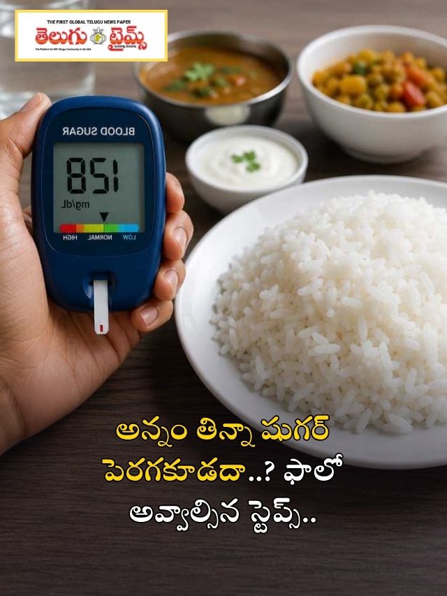 అన్నం తిన్నా షుగర్ పెరగకూడదా..? ఫాలో అవ్వాల్సిన స్టెప్స్..