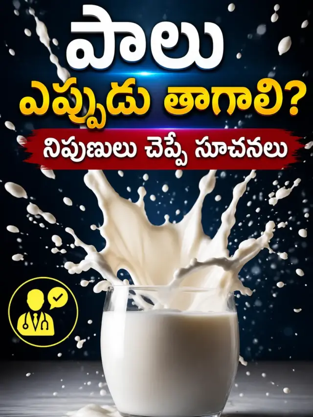 పాలు ఎప్పుడు తాగాలి? నిపుణులు చెప్పే సూచనలు