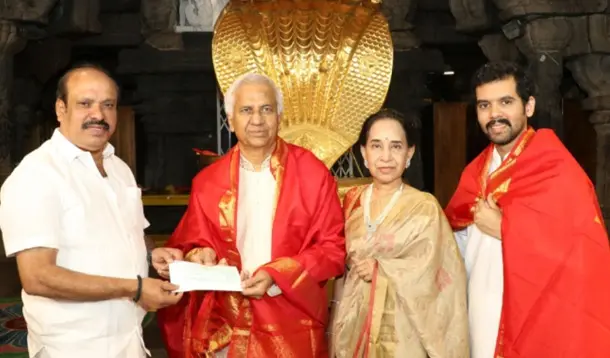 Chittoor Huge Donation To Sv Pranadana Trust