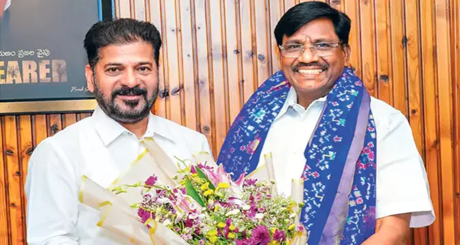 సీఎం రేవంత్ రెడ్డితో తమిళనాడు మంత్రి విశ్వనాథన్ భేటీ