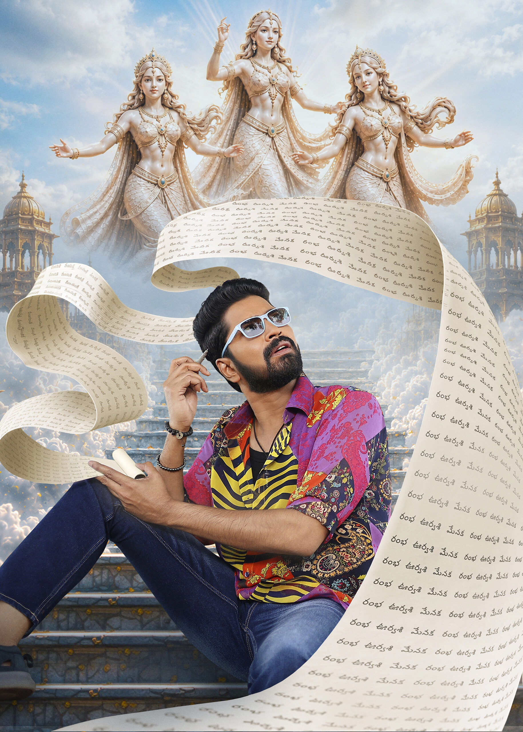 Allari Nareshs Rambha Urvasi Menaka Captivating First Look Released Grand Theatrical Release On September 4