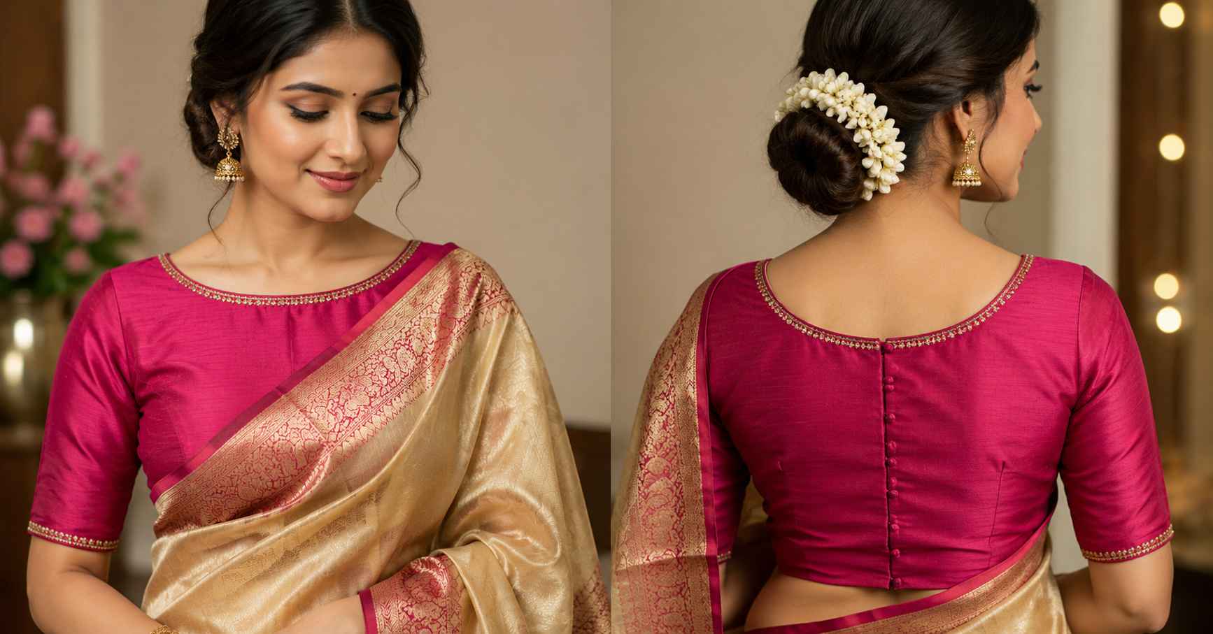 Boat Neck Blouses Are a Great Choice for Receptions and Engagements