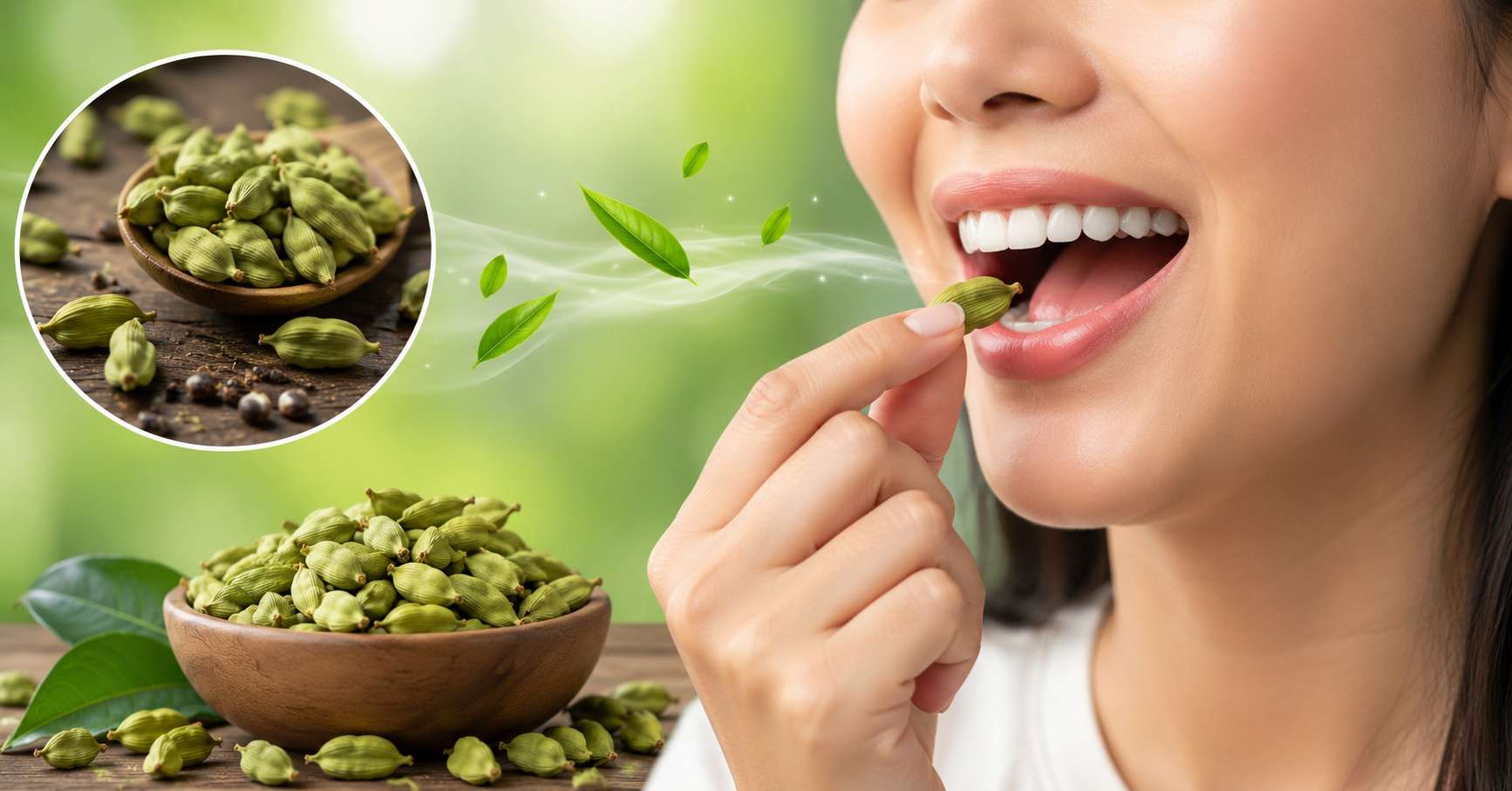 Cardamom helps reduce bad breath