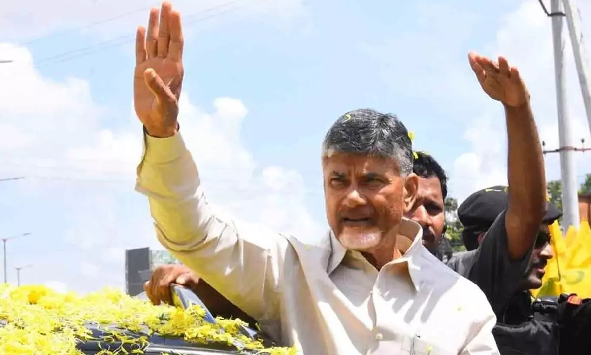 Chandrababu In Full Swing From Pensions To Projects