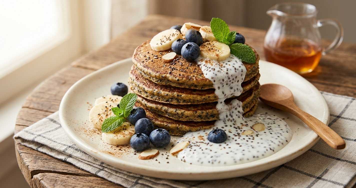Children love eating chia pancakes