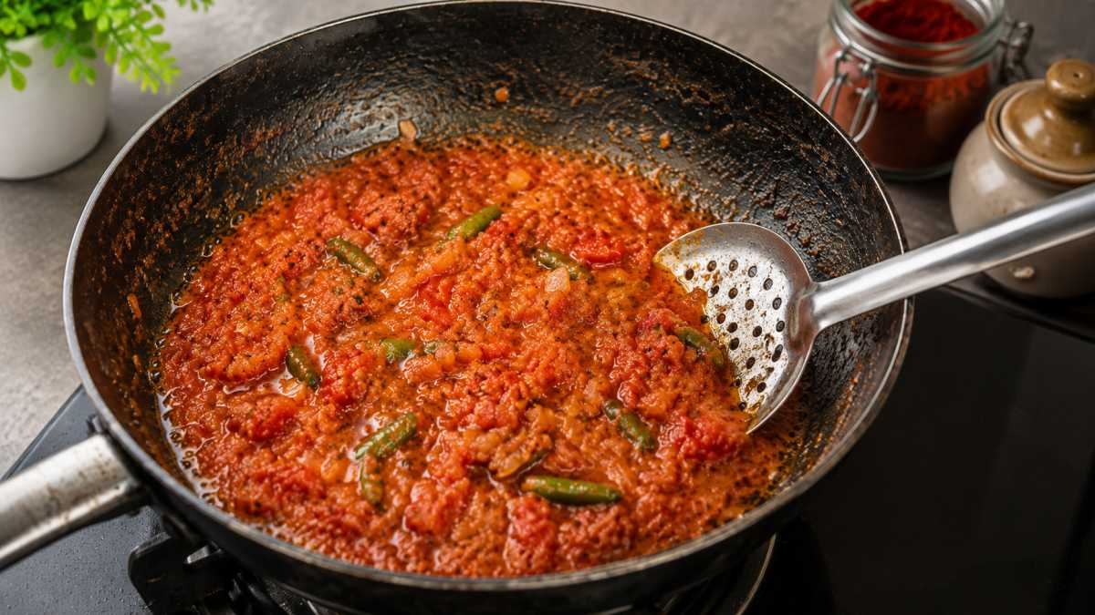 Cooking the gravy