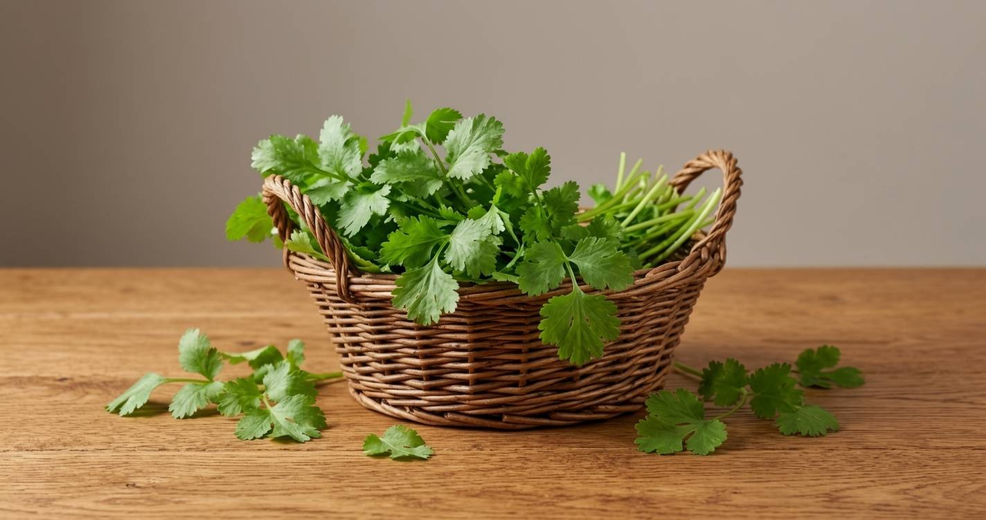 Coriander aids digestion